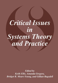 Enlarge image Cover: Critical Issues in Systems Theory and Practice - Springer