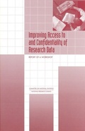 Cover: Improving Access to and Confidentiality of Research Data - National Academies Press