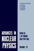 Cover: Advances in Nuclear Physics - Springer