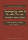 Cover: Contemporary Issues in Behavior Therapy - Springer