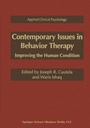 Cover: Contemporary Issues in Behavior Therapy - Springer
