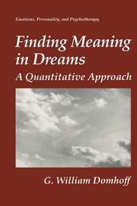 Enlarge image Cover: Finding Meaning in Dreams - Springer