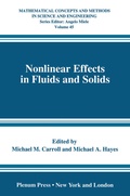 Cover: Nonlinear Effects in Fluids and Solids - Springer