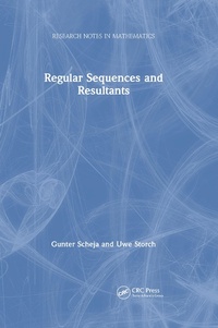 Enlarge image Cover: Regular Sequences and Resultants - CRC Press