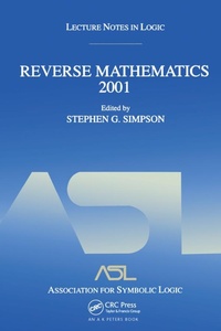 Abbildung von: Reverse Mathematics 2001 - CRC Press