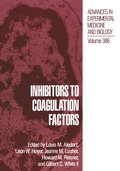 Cover: Inhibitors to Coagulation Factors - Springer