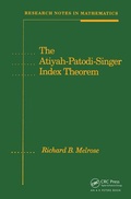 Cover: The Atiya-Patodi-Singer Index Theorem - A K Peters