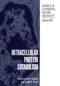 Cover: Intracellular Protein Catabolism - Springer