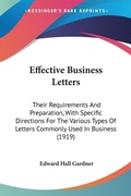 Bild: Effective Business Letters - Kessinger Publishing