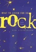Cover: What to Listen for in Rock - Yale University Press