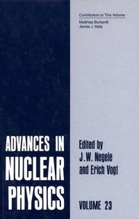Enlarge image Cover: Advances in Nuclear Physics - Kluwer Academic / Plenum Publishers