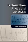 Cover: Factorization - CRC Press