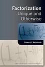Cover: Factorization - A K Peters