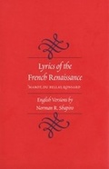 Cover: Lyrics of the French Renaissance - Yale University Press