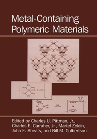 Enlarge image Cover: Metal-Containing Polymeric Materials - Springer