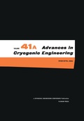 Cover: Advances in Cryogenic Engineering - Kluwer Academic/Plenum Publishers