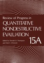 Cover: Review of Progress in Quantitative Nondestructive Evaluation - Springer