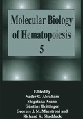 Cover: Molecular Biology of Hematopoiesis 5 - Kluwer Academic / Plenum Publishers