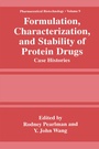 Cover: Formulation, Characterization, and Stability of Protein Drugs - Kluwer Academic/Plenum Publishers
