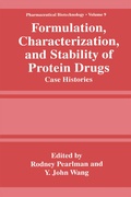 Cover: Formulation, Characterization, and Stability of Protein Drugs - Kluwer Academic / Plenum Publishers