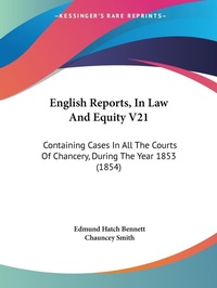 Abbildung von: English Reports, In Law And Equity V21 - Kessinger Publishing