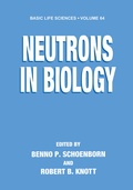 Cover: Neutrons in Biology - Springer