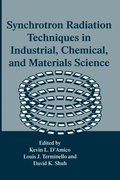 Cover: Synchrotron Radiation Techniques in Industrial, Chemical, and Materials Science - Kluwer Academic / Plenum Publishers