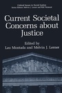 Cover: Current Societal Concerns about Justice - Springer