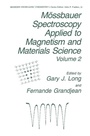 Cover: Mössbauer Spectroscopy Applied to Magnetism and Materials Science - Springer