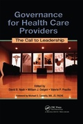 Cover: Governance for Health Care Providers - Productivity Press