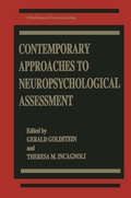 Cover: Contemporary Approaches to Neuropsychological Assessment - Springer