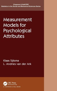 Enlarge image Cover: Measurement Models for Psychological Attributes - Chapman & Hall/CRC