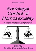 Cover: Sociolegal Control of Homosexuality - Springer