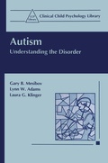 Cover: Autism - Plenum Publishing Co.,N.Y.
