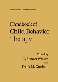 Enlarge image Cover: Handbook of Child Behavior Therapy - Springer