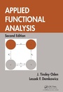 Cover: Applied Functional Analysis - Chapman & Hall/CRC