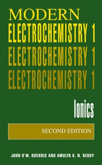 Abbildung von: Volume 1: Modern Electrochemistry - Kluwer Academic/Plenum Publishers