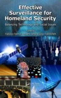 Abbildung von: Effective Surveillance for Homeland Security - Chapman & Hall/CRC