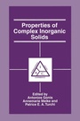 Cover: Properties of Complex Inorganic Solids - Kluwer Academic / Plenum Publishers