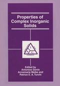 Cover: Properties of Complex Inorganic Solids - Springer