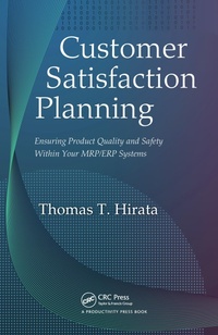 Abbildung von: Customer Satisfaction Planning - Productivity Press