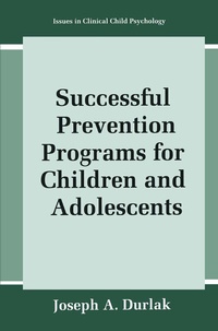 Enlarge image Cover: Successful Prevention Programs for Children and Adolescents - Springer