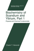 Cover: Biochemistry of Scandium and Yttrium, Part 1: Physical and Chemical Fundamentals - Kluwer Academic/Plenum Publishers