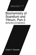 Cover: Biochemistry of Scandium and Yttrium, Part 2: Biochemistry and Applications - Kluwer Academic/Plenum Publishers
