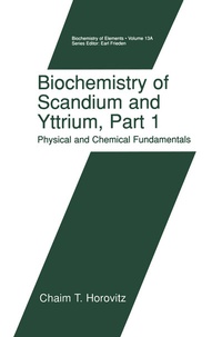 Abbildung von: Biochemistry of Scandium and Yttrium, Part 1: Physical and Chemical Fundamentals - Springer