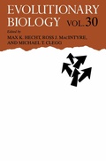 Cover: Evolutionary Biology - Springer