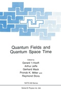 Cover: Quantum Fields and Quantum Space Time - Springer