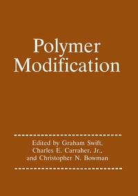 Enlarge image Cover: Polymer Modification - Plenum Publishing Co.,N.Y.