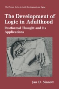 Cover: The Development of Logic in Adulthood - Kluwer Academic/Plenum Publishers