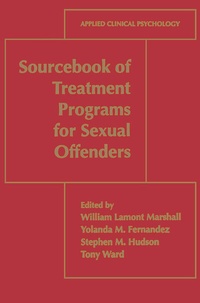 Enlarge image Cover: Sourcebook of Treatment Programs for Sexual Offenders - Springer